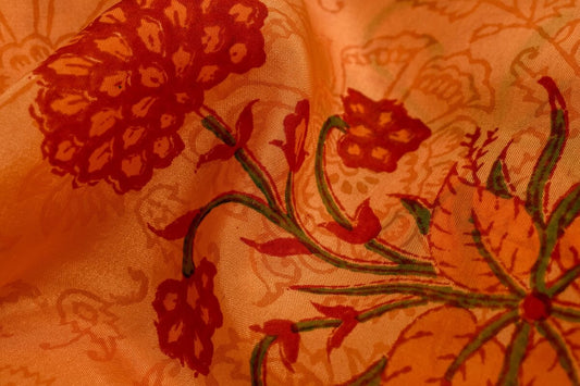 Awe-Inspiring Artistry: Explorations of Hand Block Printed Silk Sarees