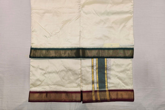 Shreenivas silks Silk Dhoti PSSR01DH009 - Parisera