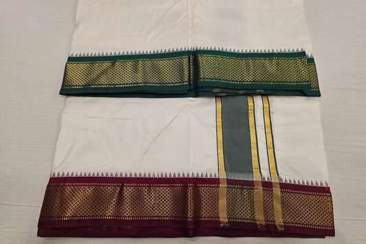 Shreenivas silks Silk Dhoti PSSR01DH014 - Parisera
