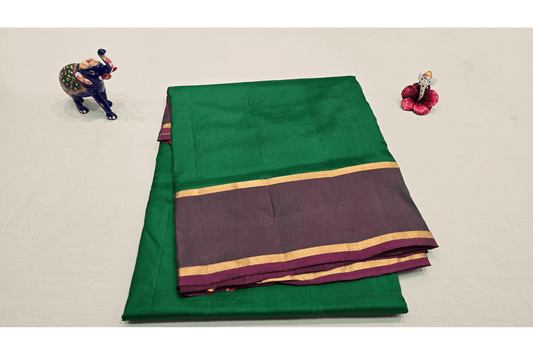 A Silk Weave Nine And A Half Yards Silk Saree PSAC0901302 - Parisera