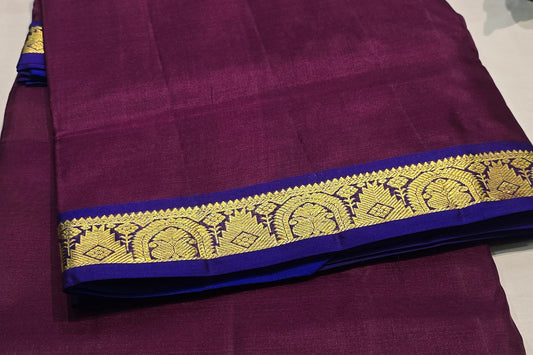 Nine And A Half Yards Silk Saree by Shreenivas silks PSSR014624 - Parisera