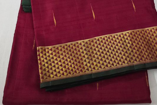 Nine yards silk saree by Shreenivas silks and sarees PSSR015244