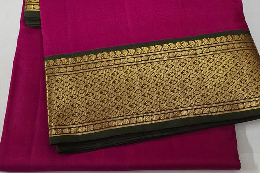 Nine yards silk saree by Shreenivas silks and sarees PSSR015246