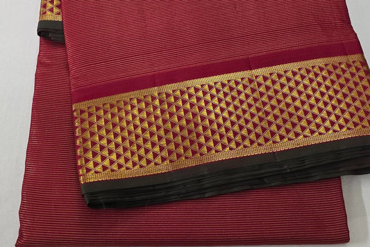 Nine yards silk saree by Shreenivas silks and sarees PSSR015247