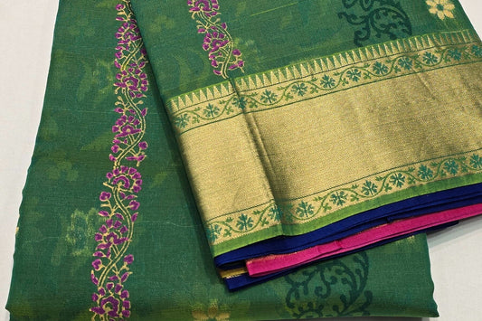 Kora Silk Cotton Saree by Shreenivas Silks PSSR015680
