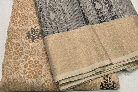 Kora Silk Cotton Saree by Shreenivas Silks PSSR015682