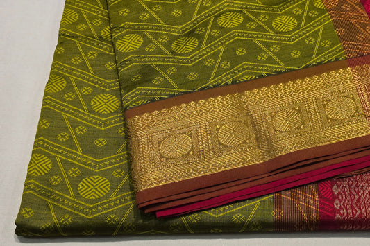 Semi Silk Cotton Saree by Shreenivas Silks PSSR015754