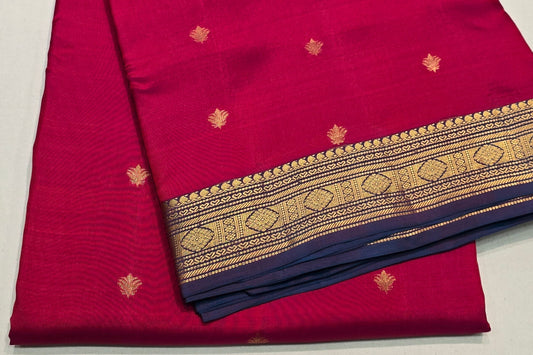 Nine and a half yards silk saree by A Silk weave PSAC0901548