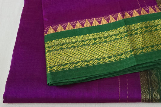 Online magenta silk cotton saree