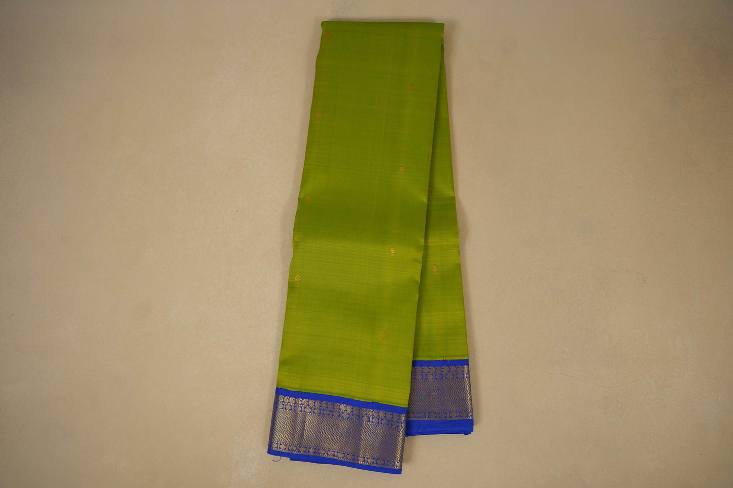 Parrot green Kanjivaram Silk Saree by Shreenivas Silks PSSR017763