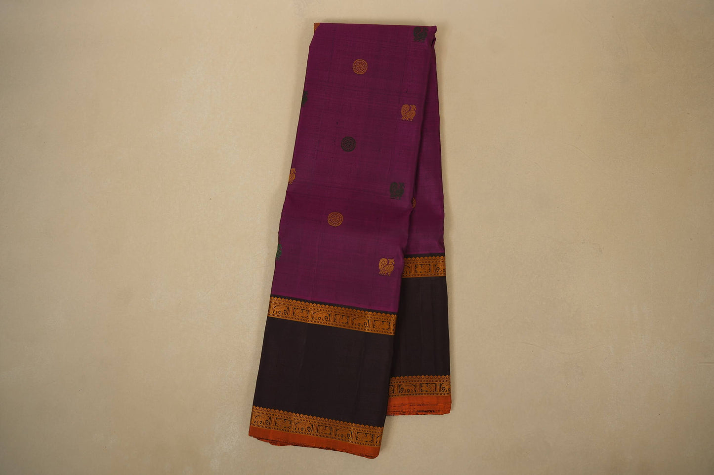 Magenta Kanjivaram Silk Saree by Shreenivas Silks PSSR017766