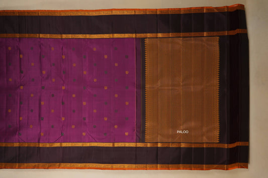 Magenta Kanjivaram Silk Saree by Shreenivas Silks PSSR017766