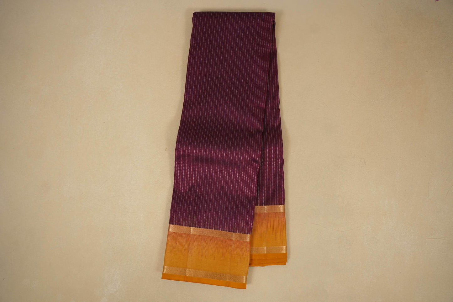 Dark Magenta Light weight Kanjivaram Silk Saree by Shreenivas Silks PSSR017776