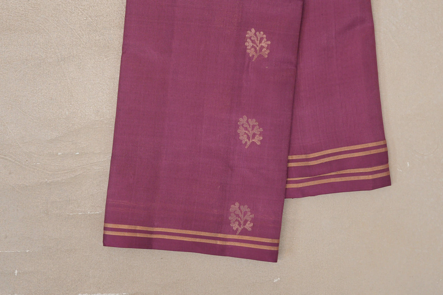 Dusty Mauve Light Weight Kanchipuram Silk Saree by Shreenivas Silks PSSR0110028