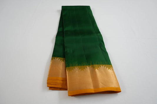 Plain light weight kanchipuram silk saree