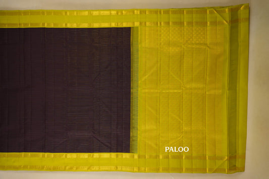 vintage kanjivaram silk saree paloo