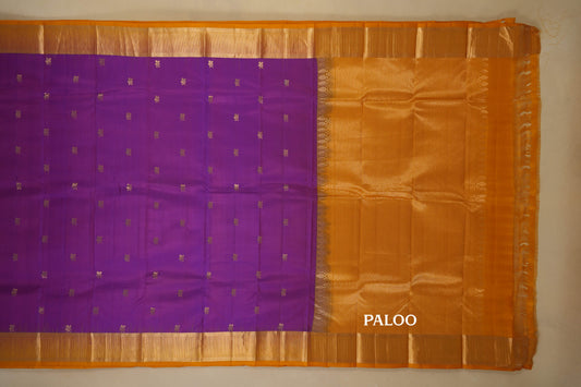 vintage kanjivaram silk saree paloo