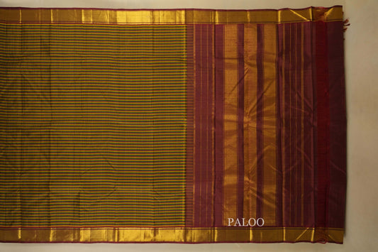 vintage kanjivaram silk saree paloo