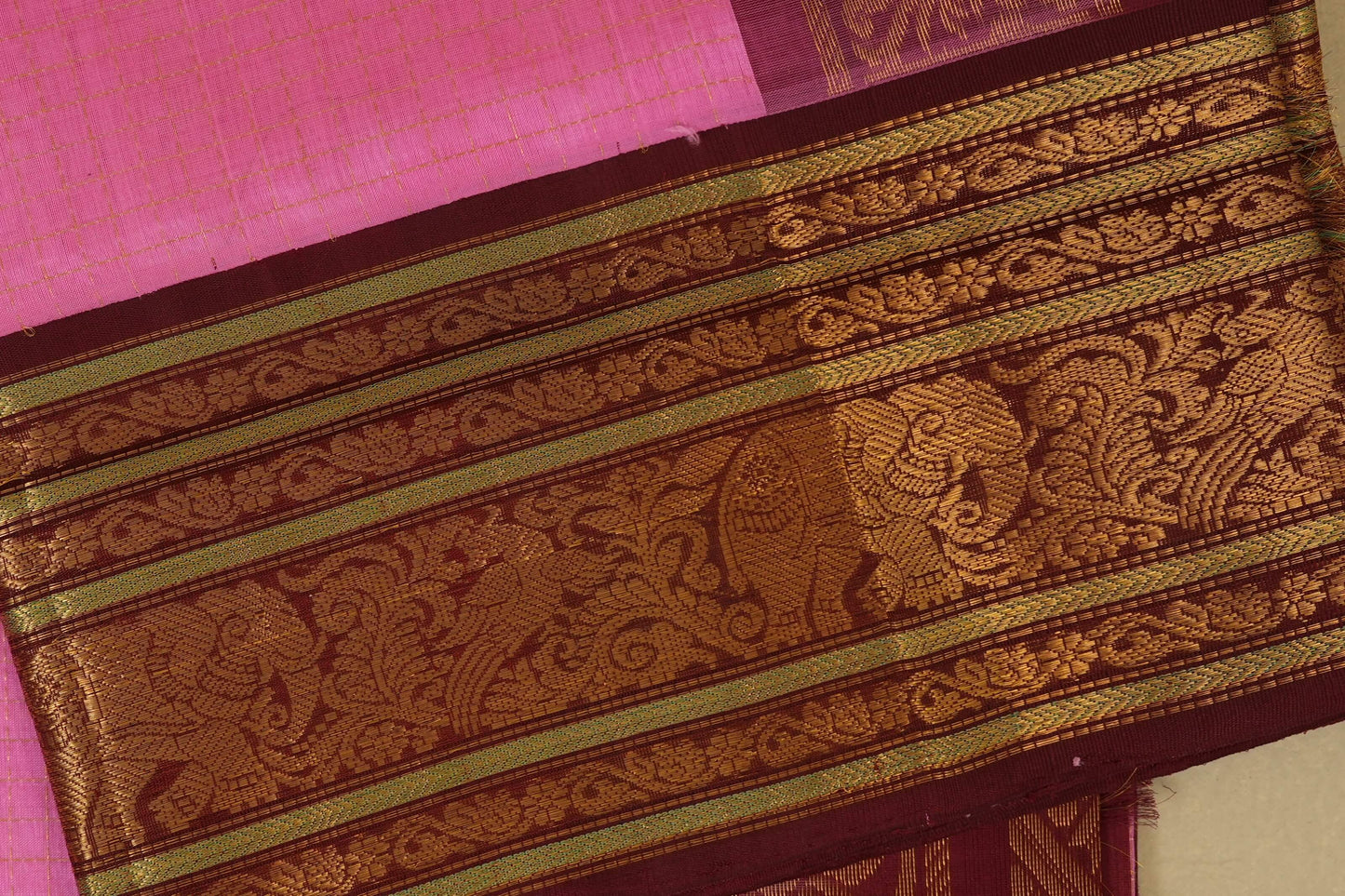 vintage silk cotton saree borders