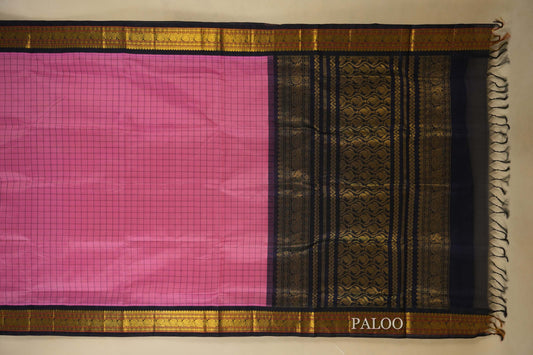 vintage silk cotton saree paloo