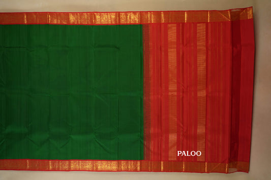 vintage kanjivaram silk saree paloo