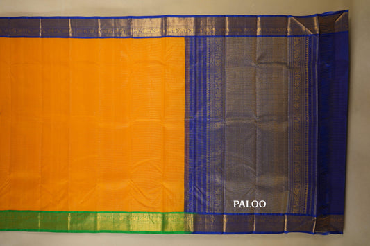 vintage kanjivaram silk saree paloo