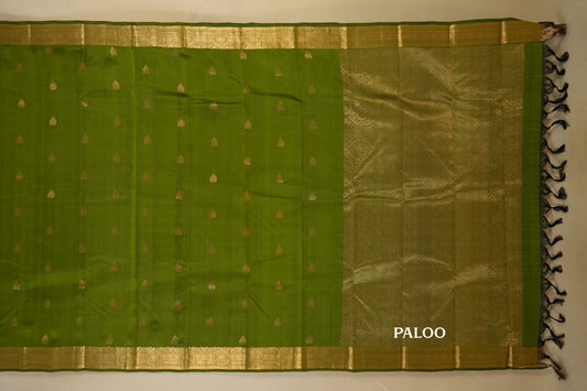 light weight kanchipuram silk saree paloo
