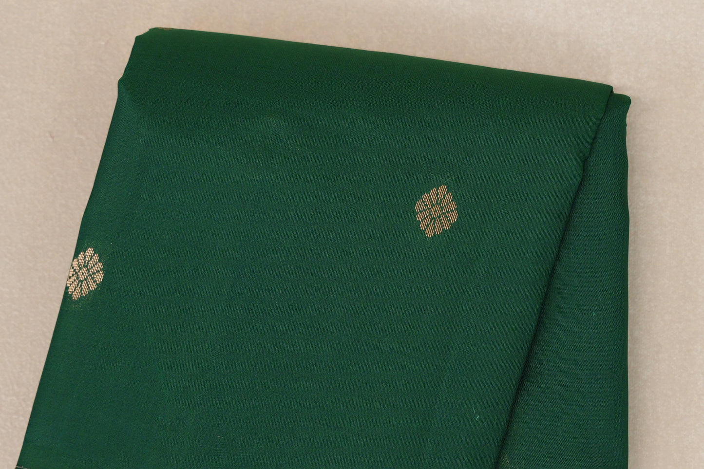 Emerald Green Light Weight Kanjivaram Silk Saree by Shreenivas Silks PSSR018949