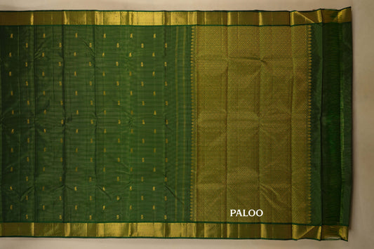 vintage kanjivaram silk saree paloo