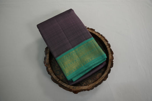 Plain kanchipuram silk saree