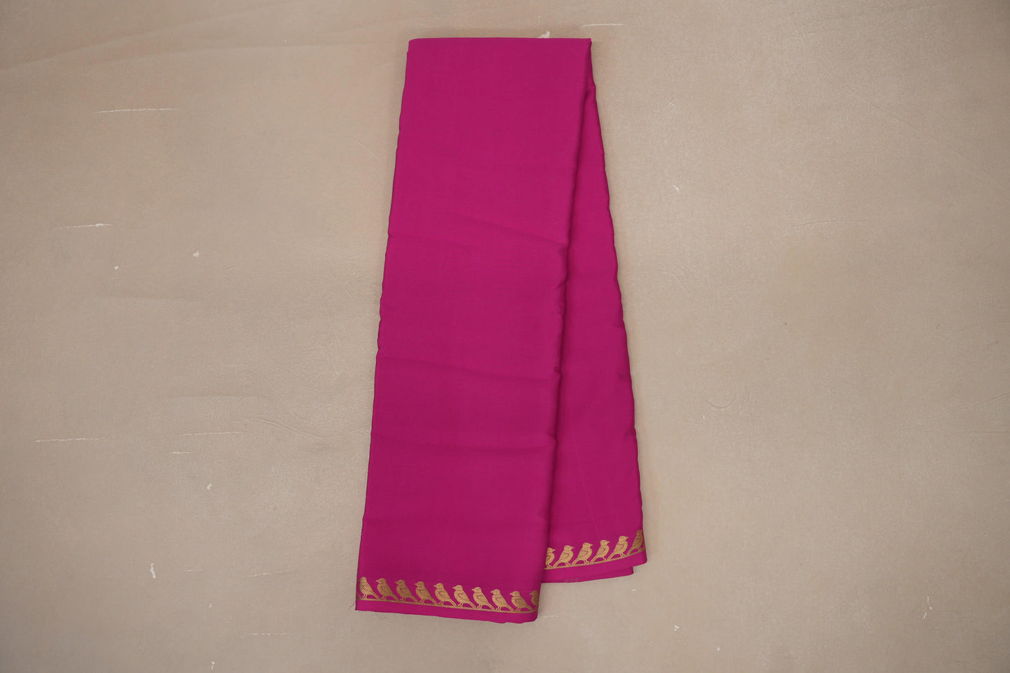 Bright Rani Pink Mysore Silk Saree PSSR019000