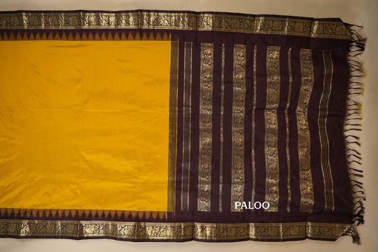 ten yards madisar silk saree paloo