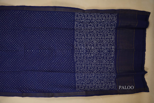 mangalgiri cotton bandhani saree paloo