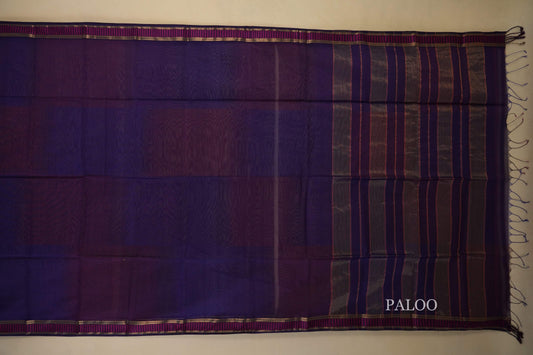 Multi Color Maheshwari Silk Cotton Saree by Shreenivas Silks PSSR018025 - Parisera