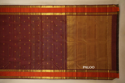 Vintage Kanjivaram Silk Saree paloo