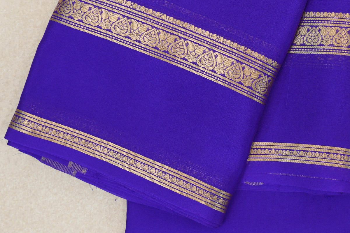 Violet Purple Mysore Silk Saree by Shreenivas Silks PSSR0110246