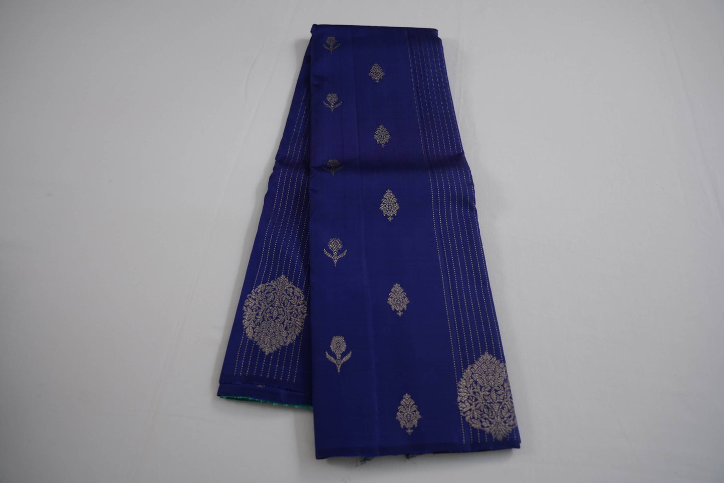 Borderless kanchipuram silk saree