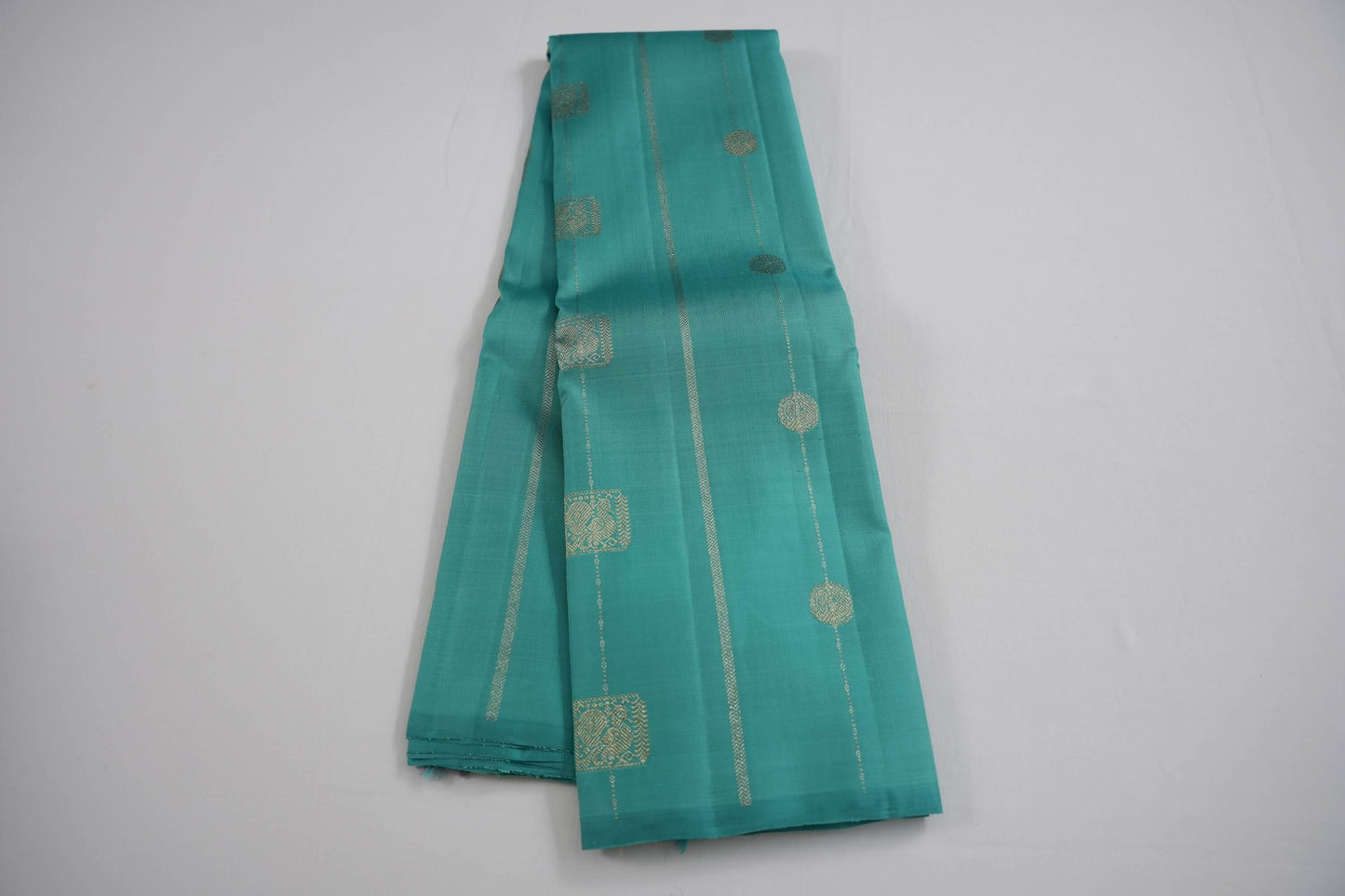 Borderless kanchipuram silk saree