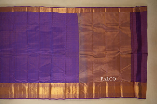 Lavender Light Weight Kanchipuram Silk Saree Paloo