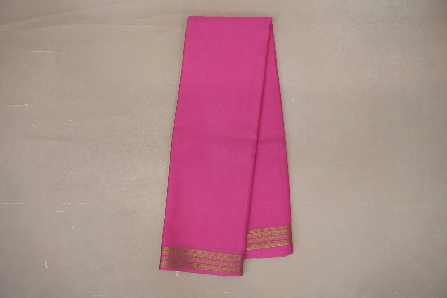 Hot Pink Mysore Silk Saree by Shreenivas Silks PSSR019218