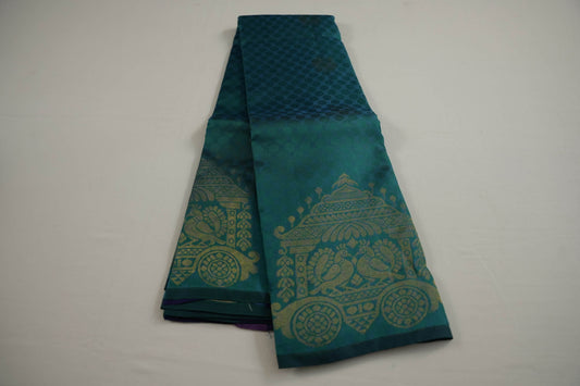 Bridal light weight kanchipuram silk saree