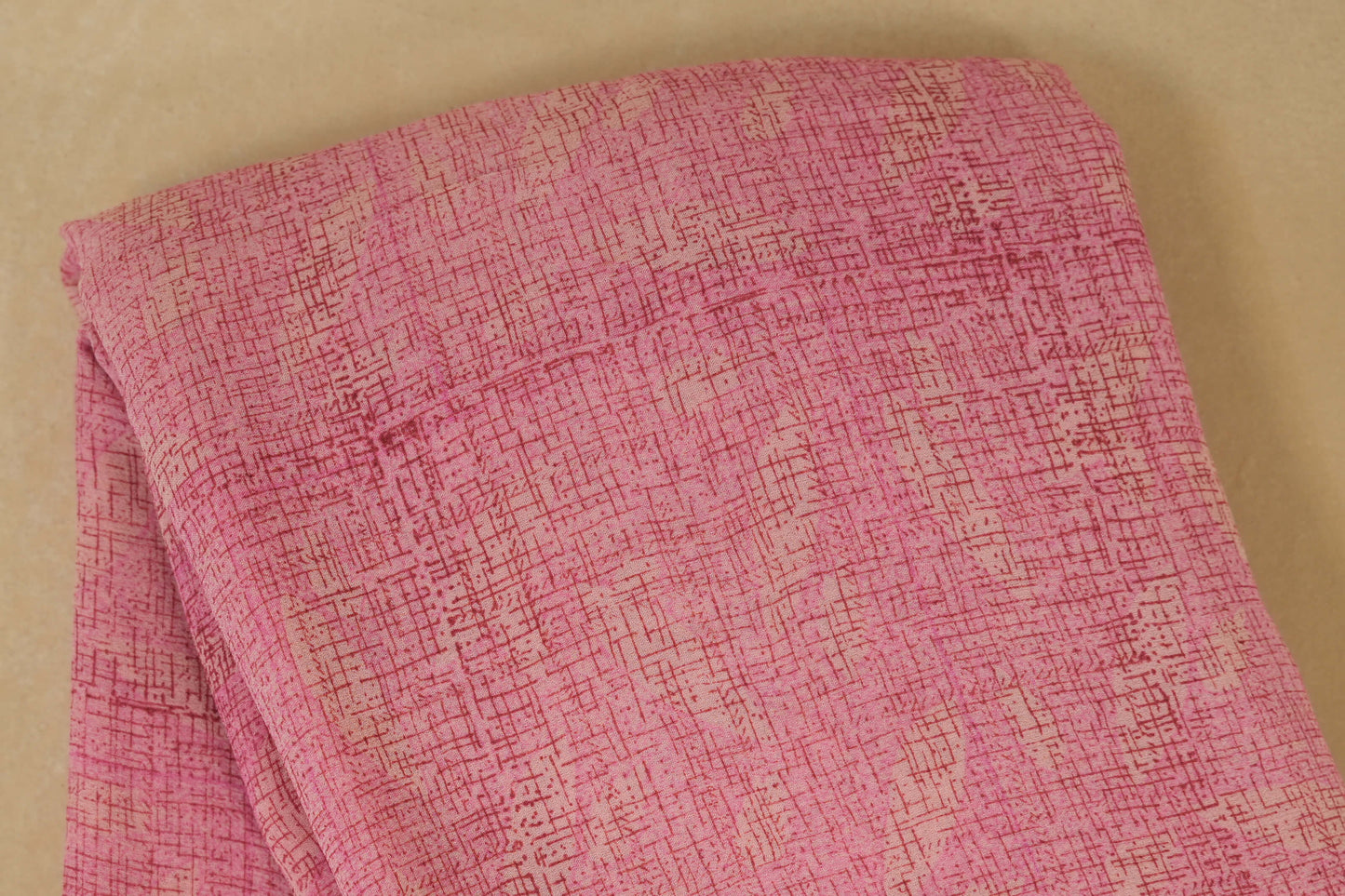 Pink Chiffon saree body