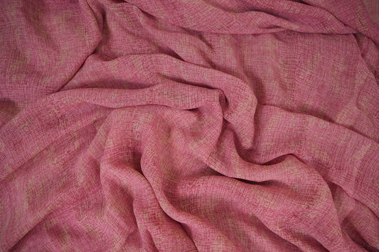 Pink Chiffon saree body