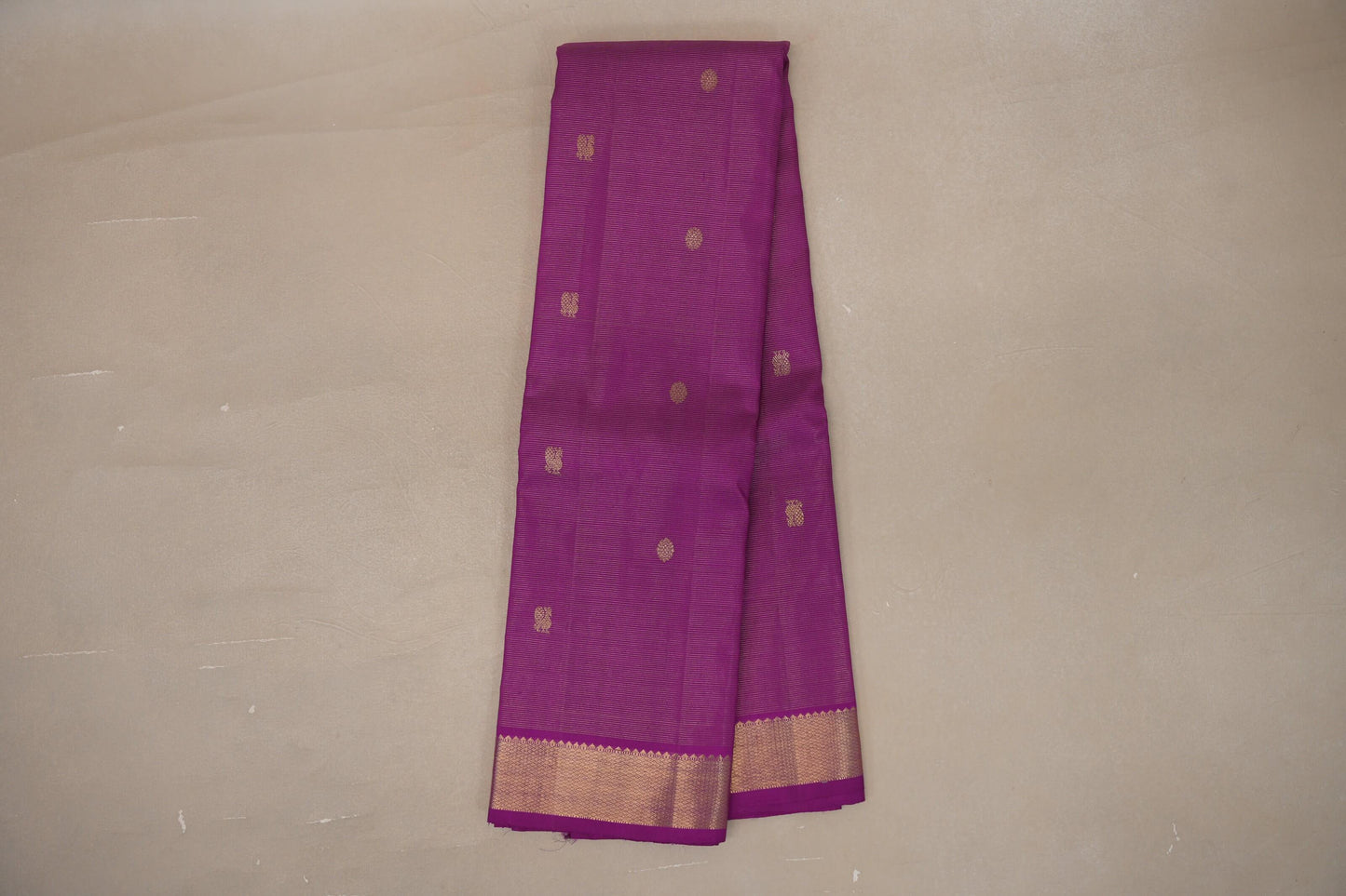 Bright Magenta Vintage Kanjivaram Silk Saree by Shreenivas Silks PSSR019309