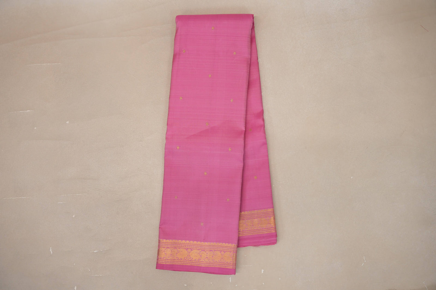 Rose Pink Vintage Kanjivaram Silk Saree by Shreenivas Silks PSSR019315