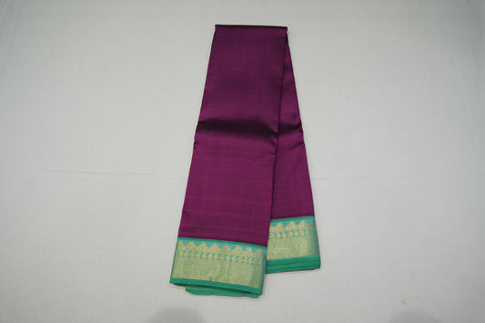 Plain kanchipuram silk saree