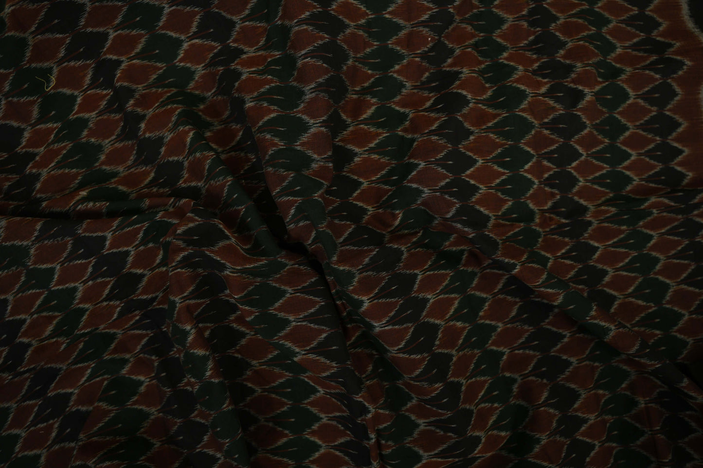 Multi Color Ikat Cotton Saree zoom