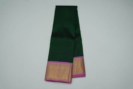 Plain vintage kanchipuram silk saree