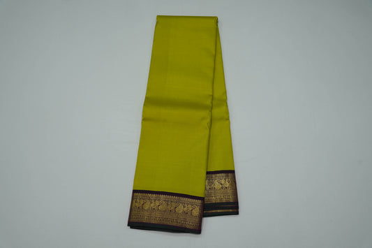 Plain vintage kanchipuram silk saree