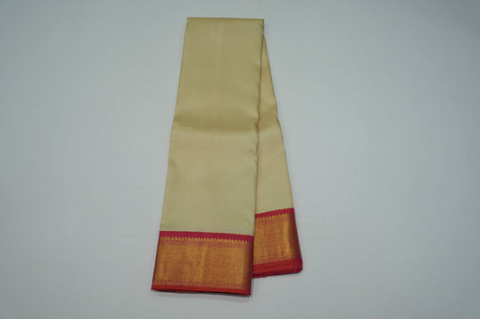 Plain vintage kanchipuram silk saree